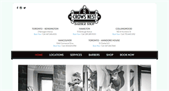 Desktop Screenshot of crowsnestbarbershop.com