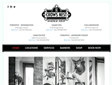 Tablet Screenshot of crowsnestbarbershop.com